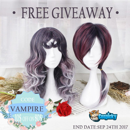 Gothic Vampire Lolita Wig Giveaway