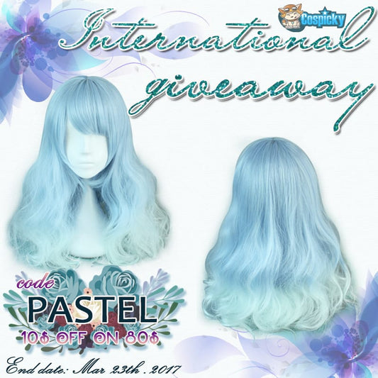 Pastel Green Blue Wig Giveaway
