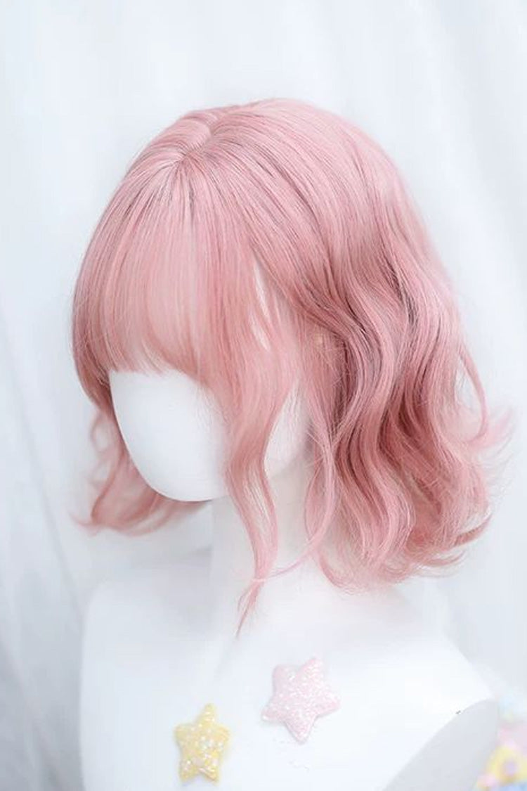 Soft Blush Natural Voluminous Short Ringlet Lolita Hairpiece