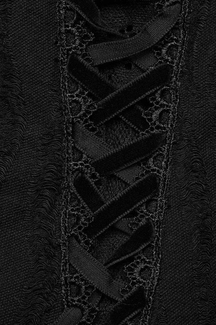 Lace Decorated Gothic Leg Coverings for Women