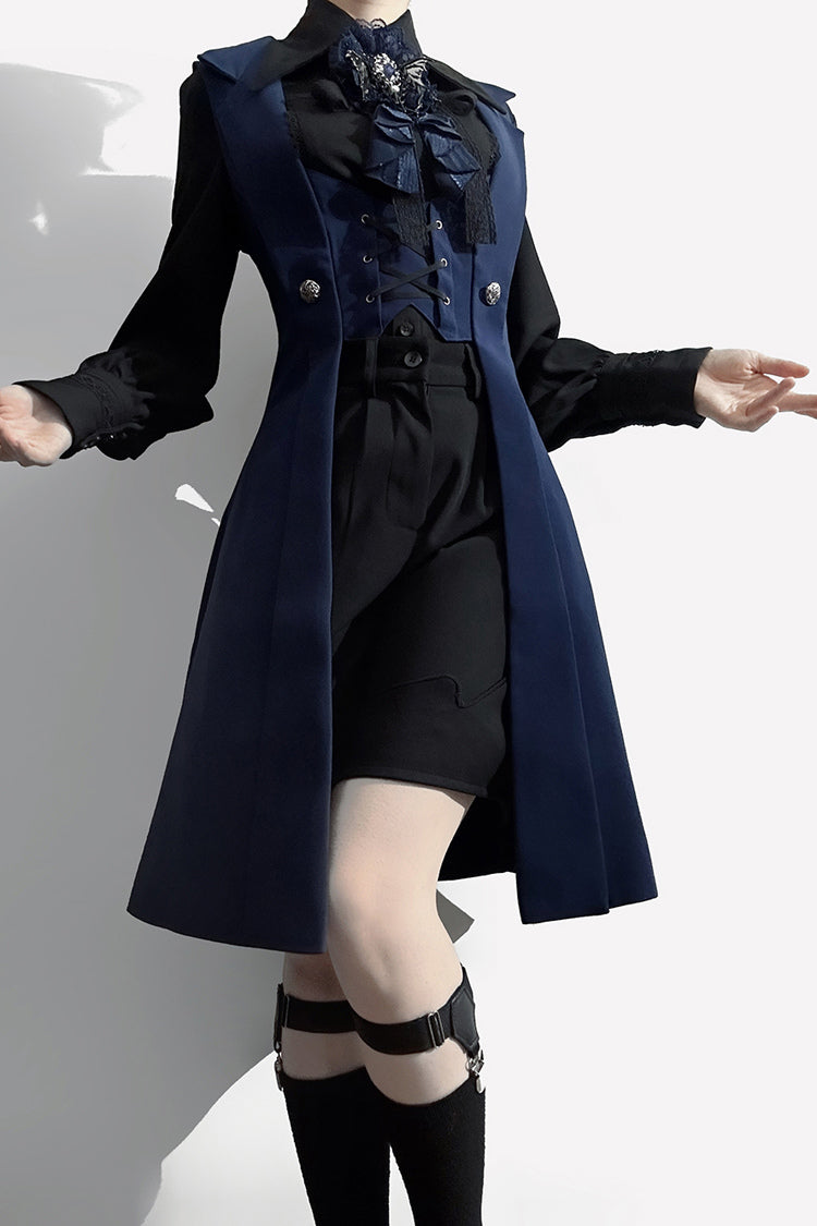 Medieval Ouji Gothic Lolita Extended Waistcoat in Three Shades