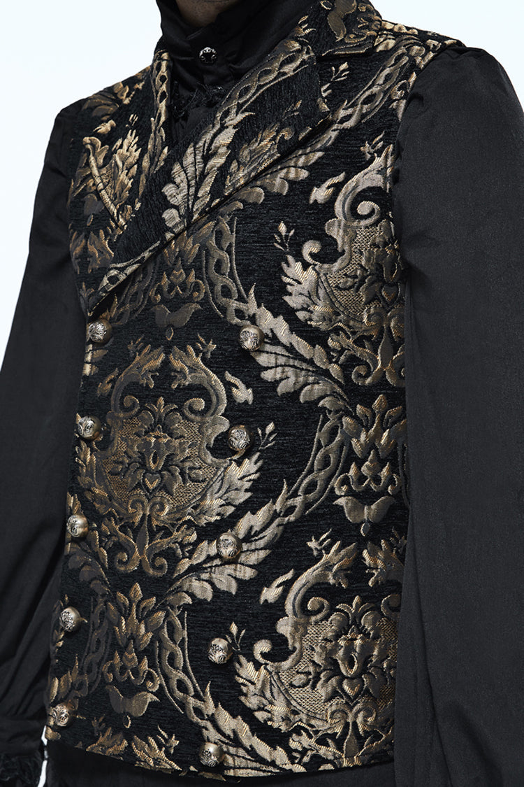 Gothic Waistcoat with Jacquard Pattern