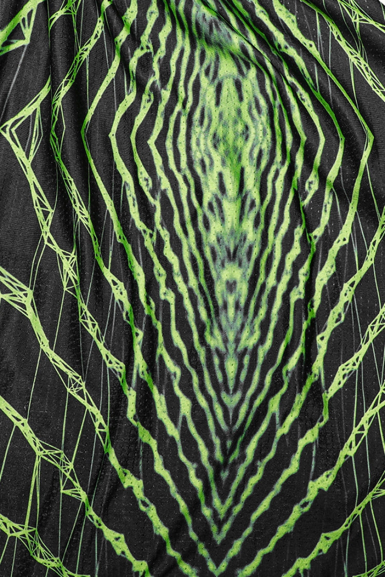 Emerald Halo Motif Men's Dropped Trousers