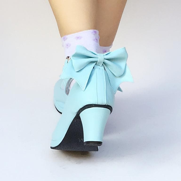 Bow Baby Blue Custom Made SP168138 Shoes Lolita