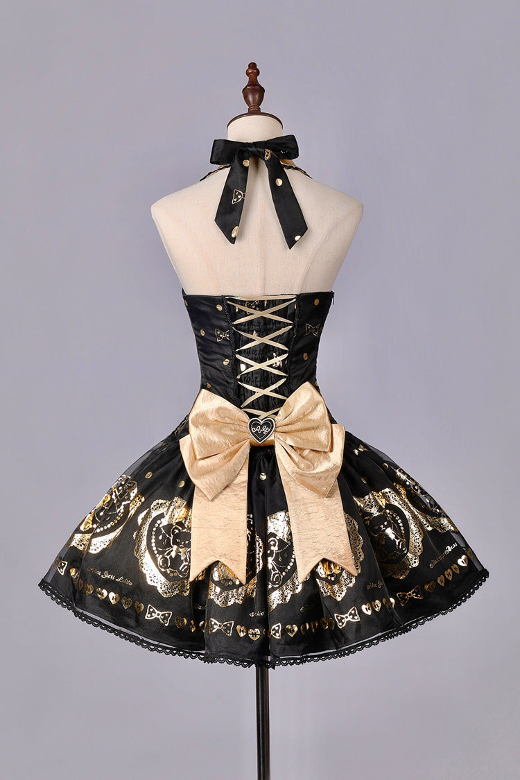 Classic Lolita Dress with Bow and Lace