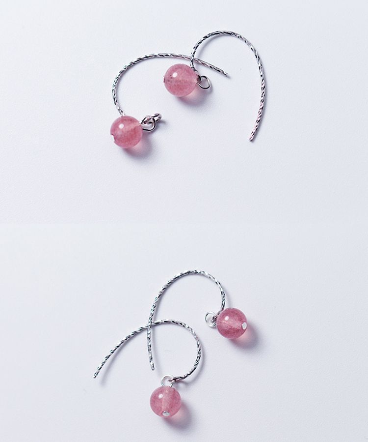 Earring Dangle Crystal Sterling Faux Silver