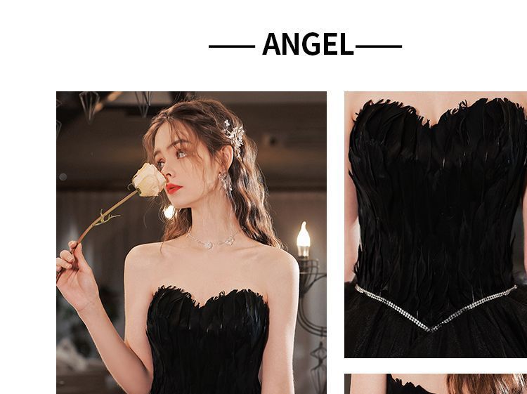 Strapless A-Line Mini Evening Dress