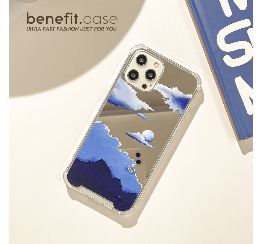 Mirrored Case Scenery Phone