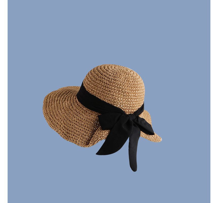 Bow Hat Sun Straw