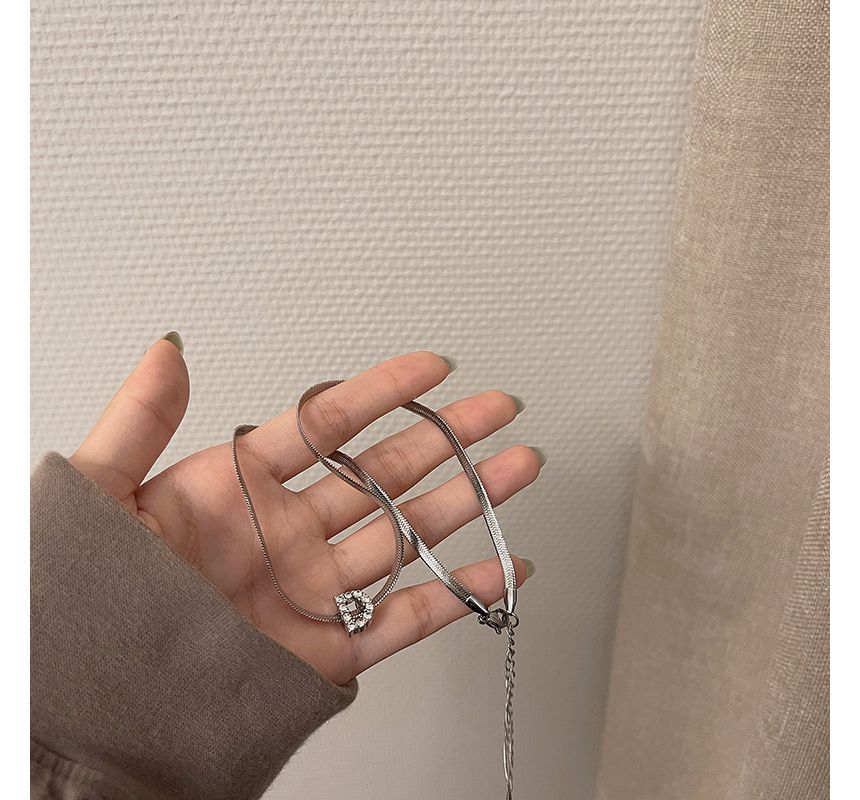 Rhinestone Necklace Choker