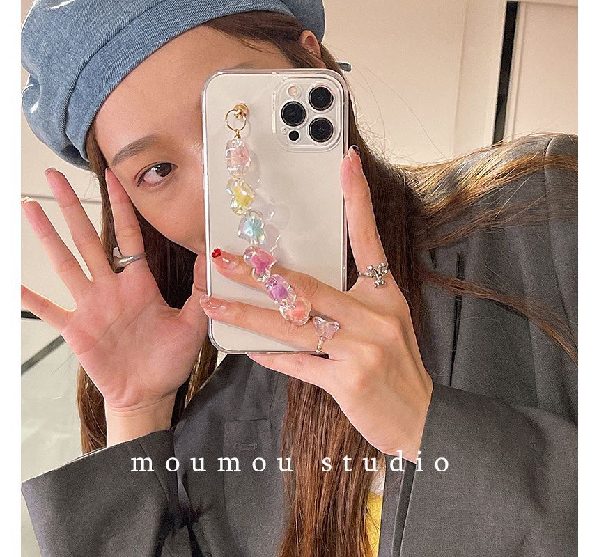 Case Transparent Phone Chain