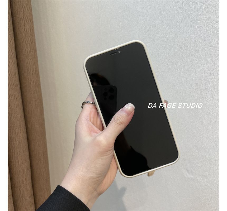 Flower Pearl Case Faux Phone Chain