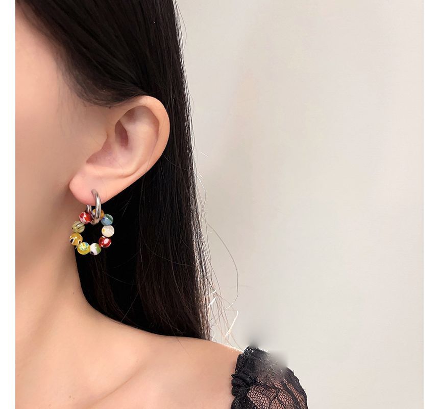 Necklace Print Pendant Glass / Earring