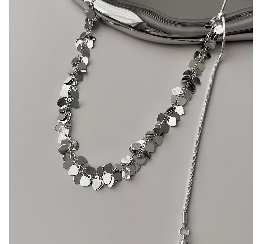Alloy Heart Choker