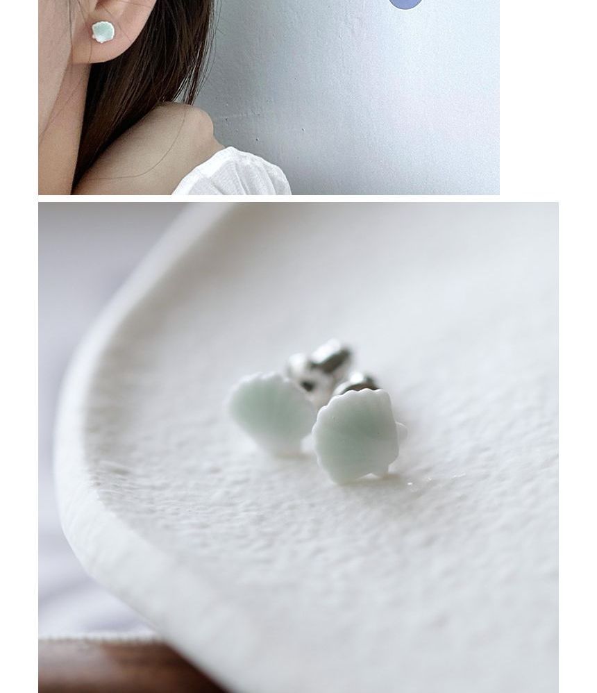 Sterling Shell Silver Earring