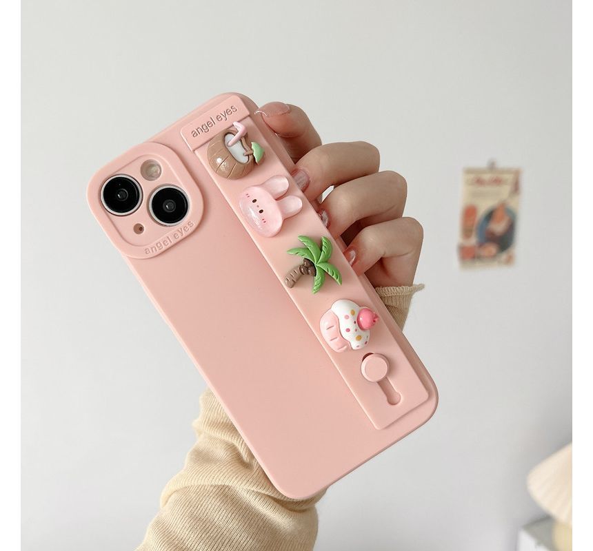 Phone Cartoon Case Strap Hand