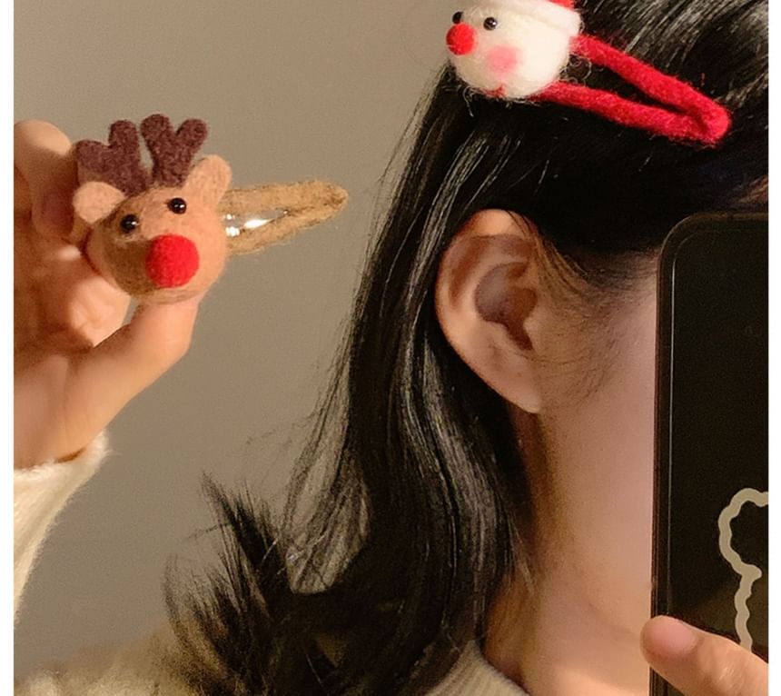 (Various Set Felting / Christmas Clip Hair Designs)