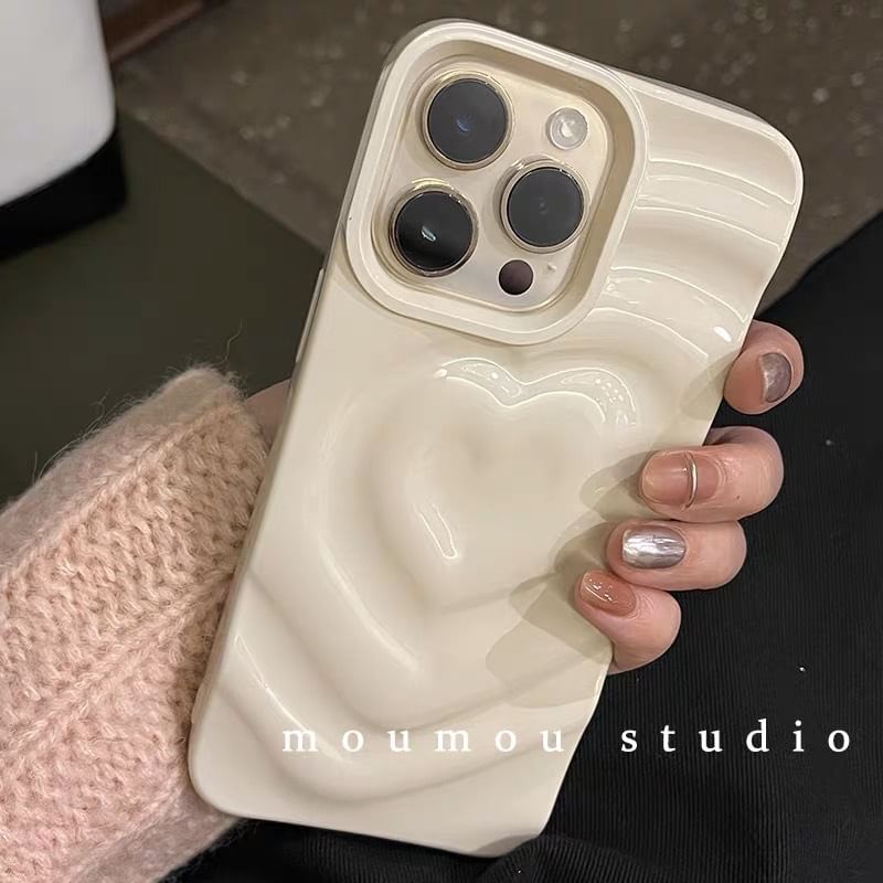 Heart Phone Case Textured