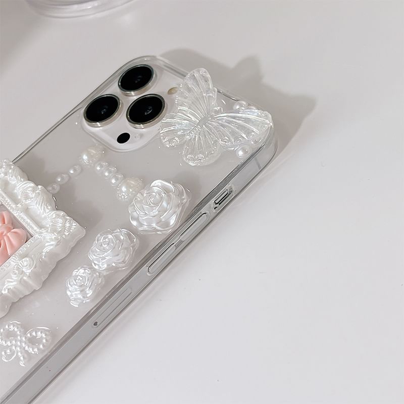 Case Phone Floral Bow