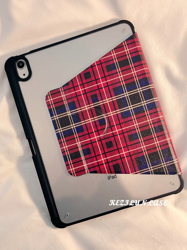 Plaid Case iPad