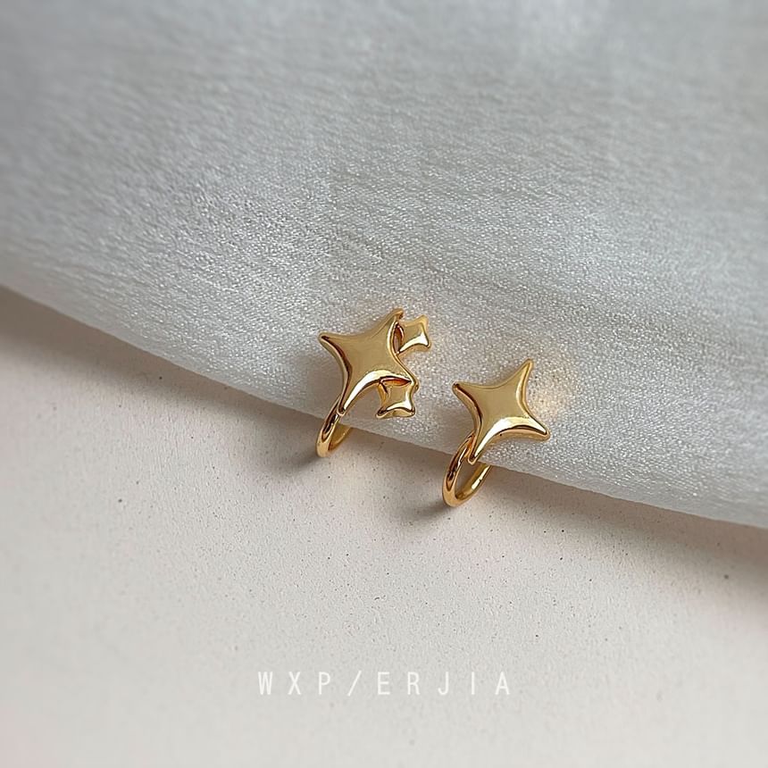 Ear Alloy Star Asymmetrical Cuff
