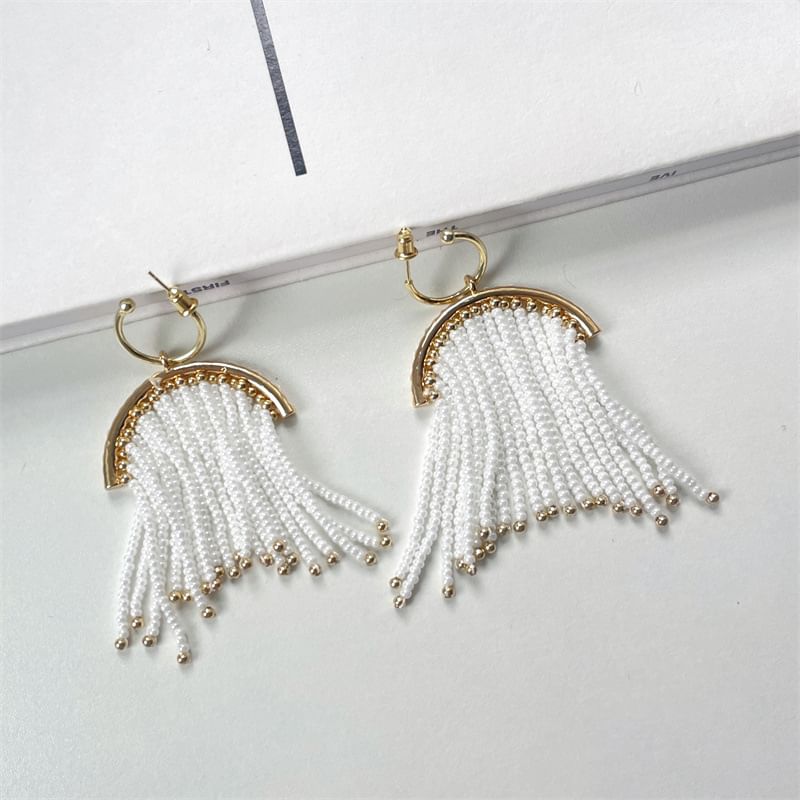 Fringed Earring Beaded