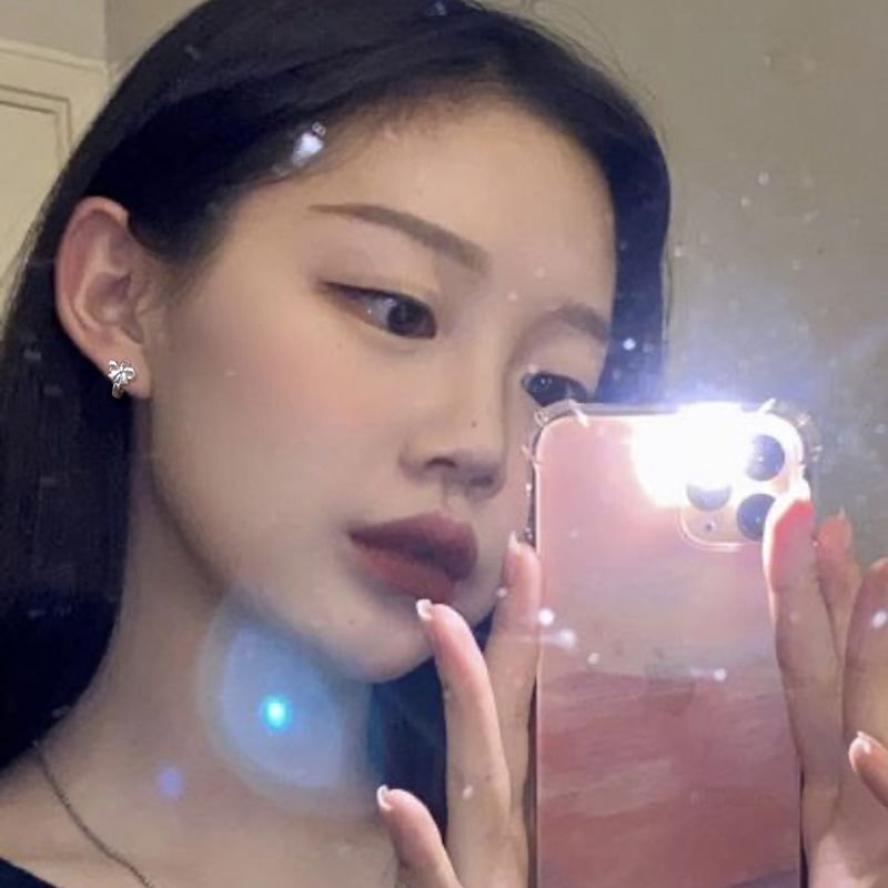 Sterling Silver Earring Huggie Bow