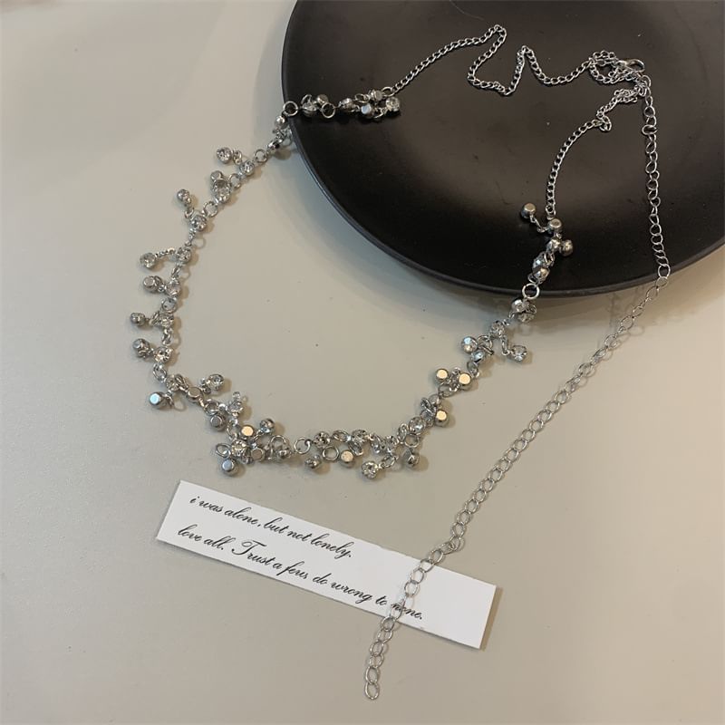 Waist Rhinestone Chain Alloy Fringed