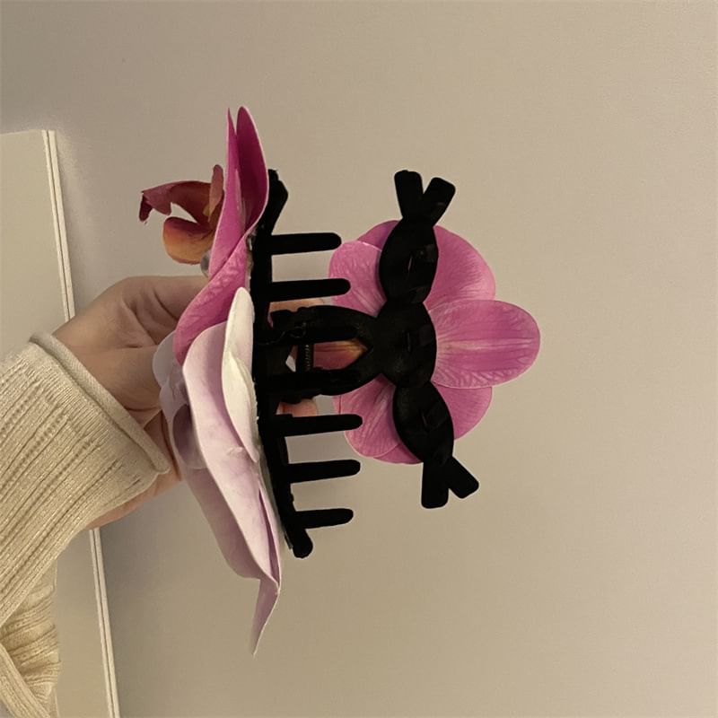 Hair Floral Fabric Clamp