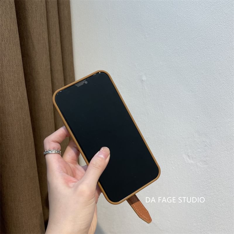 Strap Pearl Case Faux Phone