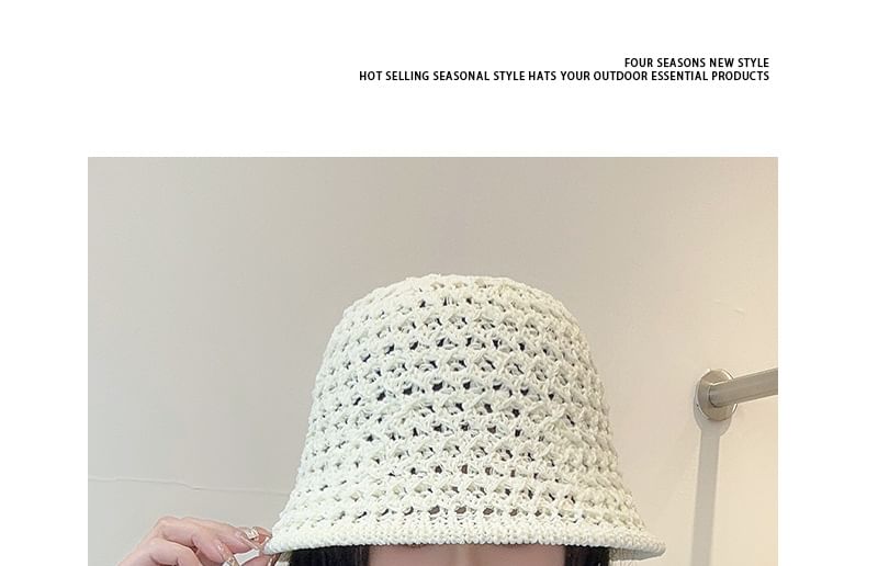 Foldable Straw Bucket Hat