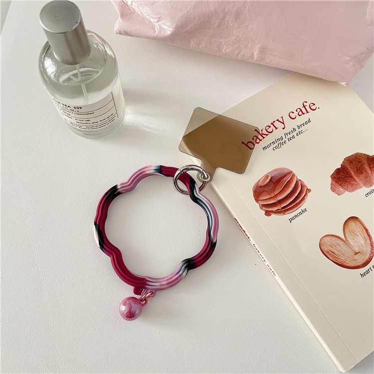 Phone with Pad Hoop Lanyard Wavy Strap