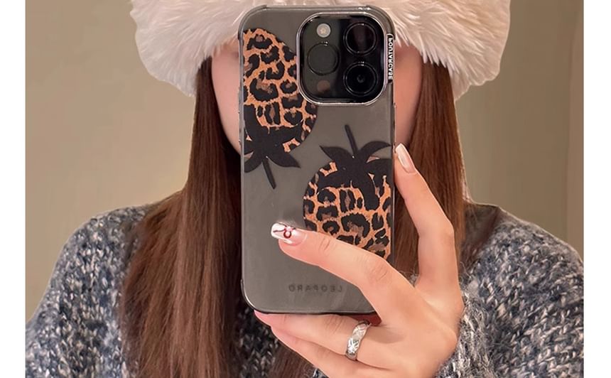 Print Case Phone Leopard