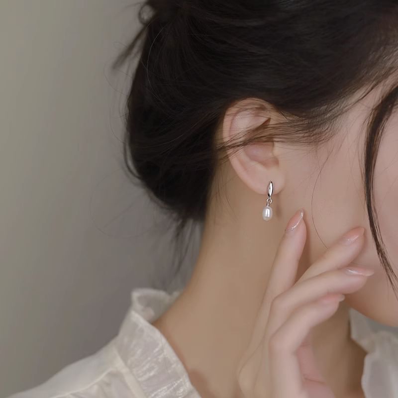 Earring Pearl Faux Drop