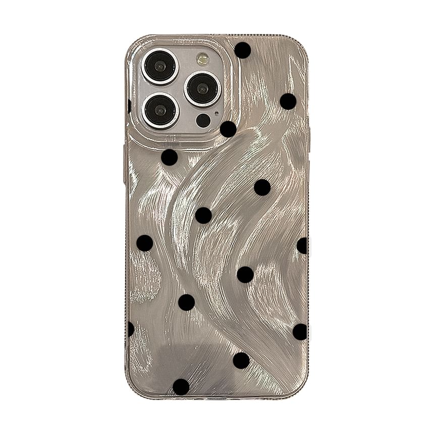 Case Phone Dot Polka