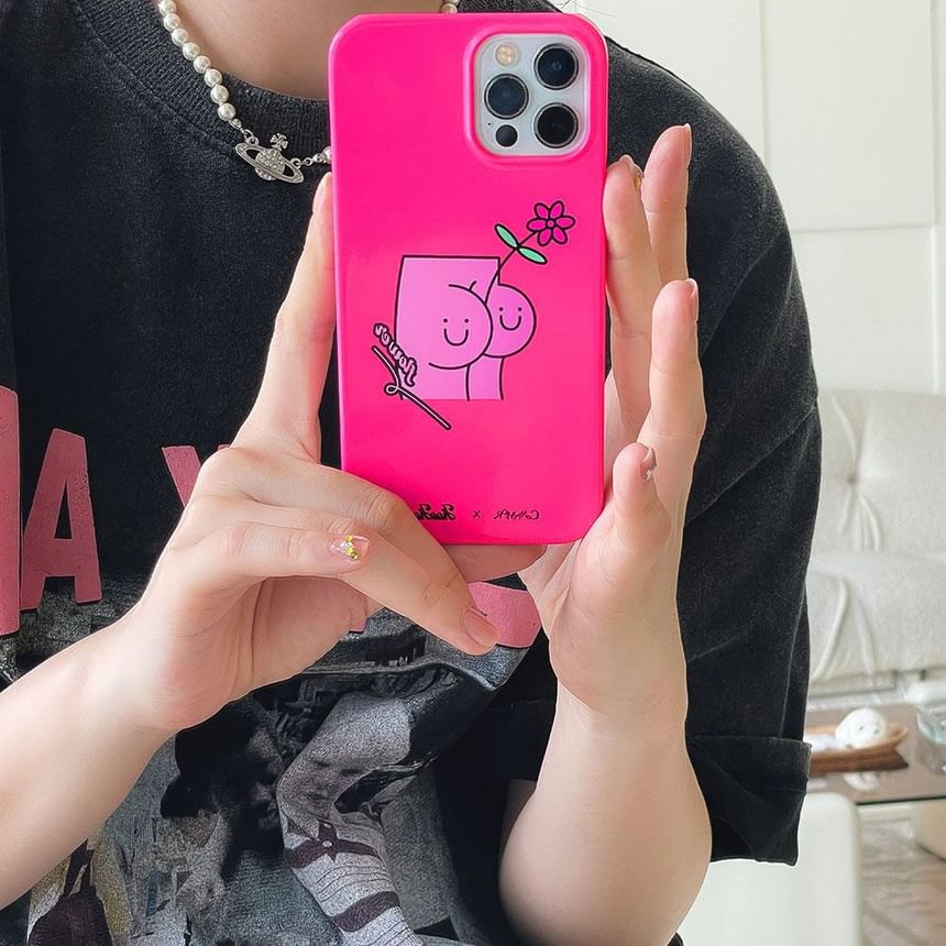 Floral Butt Phone Case