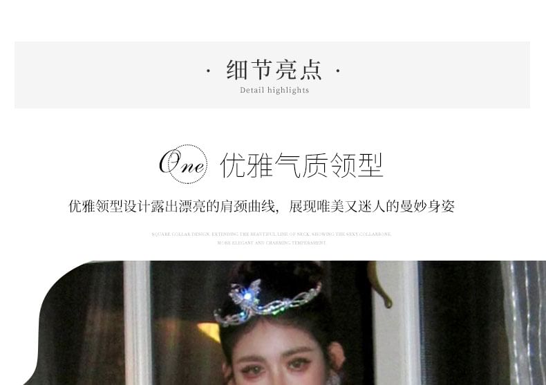 Strapless Evening Sequin A-Line Gown