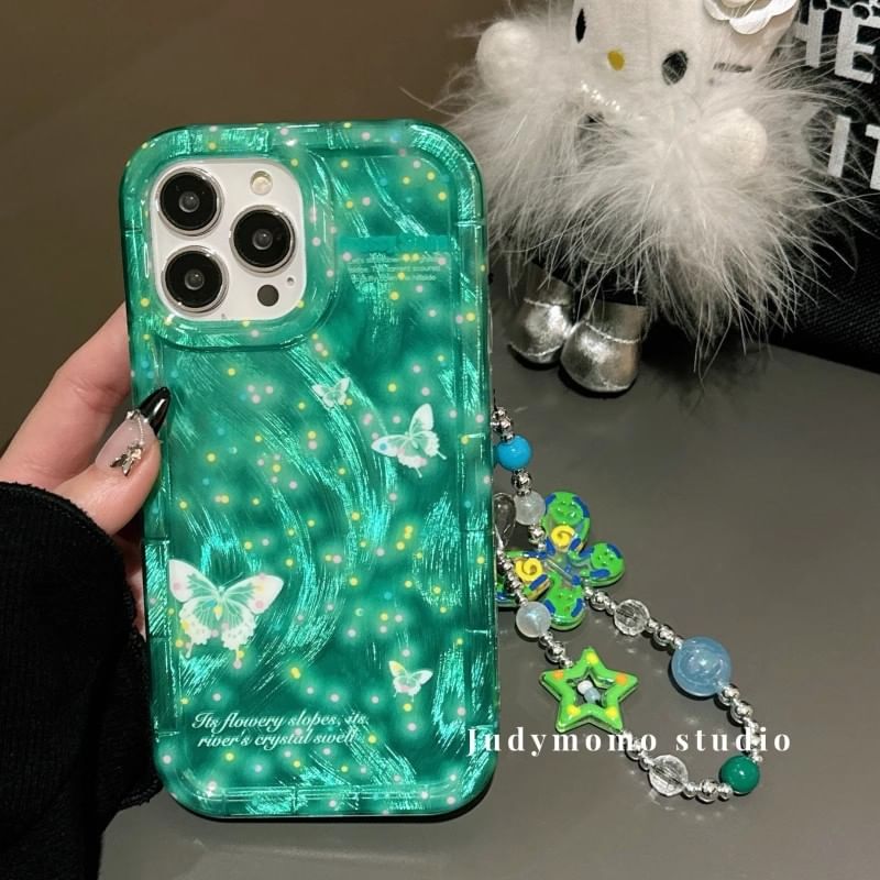 Butterfly Case Strap Phone