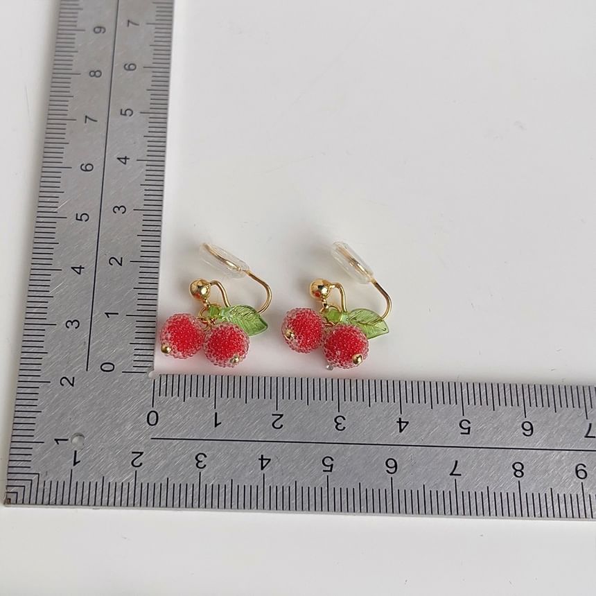 Fruit Ear Resin Cuff Alloy
