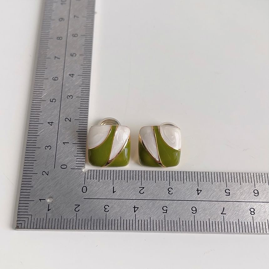 Ear Square Glaze Alloy Cuff