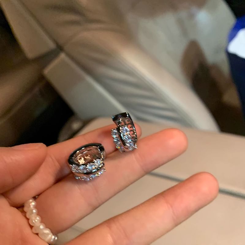 Rhinestone Earring Hoop