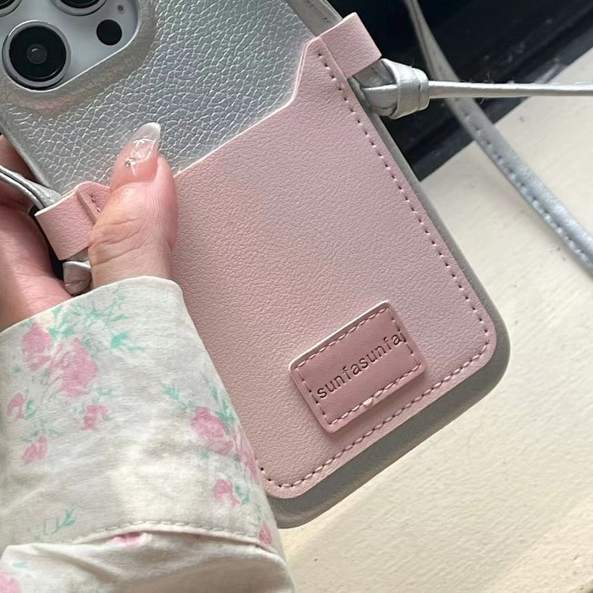 Phone Case Card Lanyard Holder