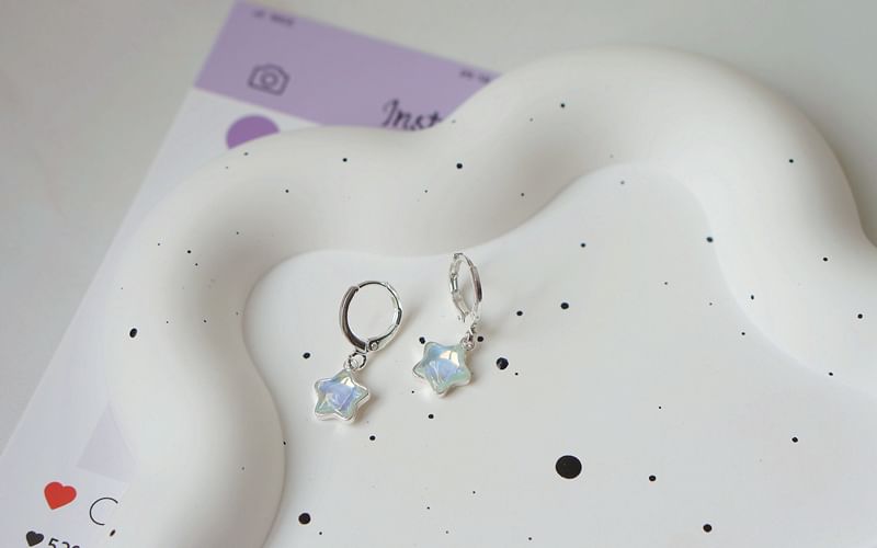Drop Earring Star