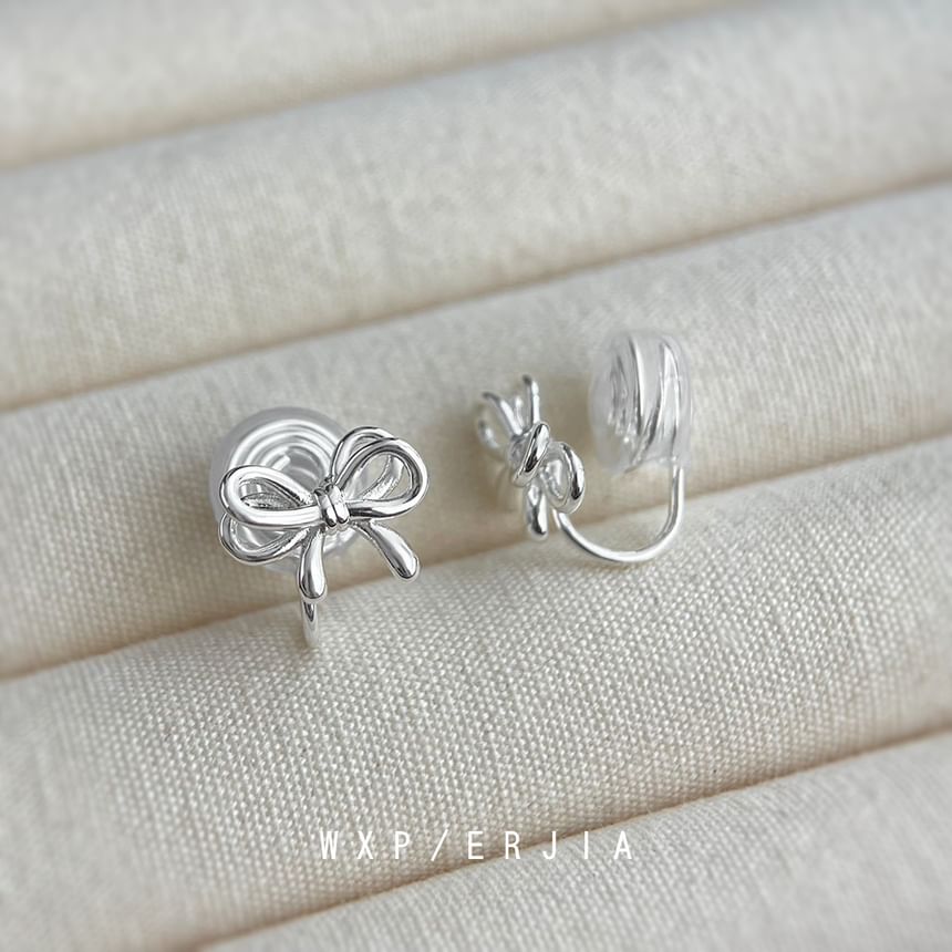 Clip Earring On Bow