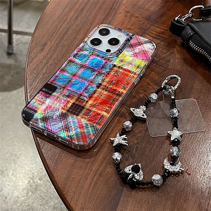 Holographic Phone Plaid Case
