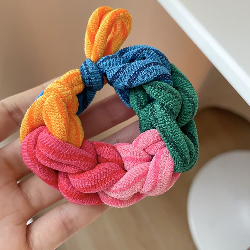 Braided Elastic Scrunchie