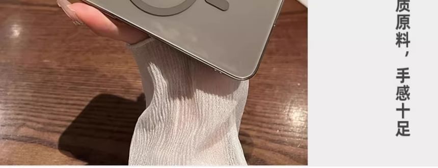 (Compatible Case Transparent MagSafe) Phone with Magnetic