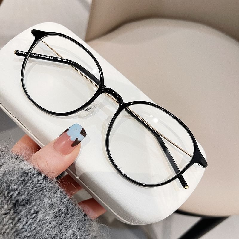 Glasses Blocking Light Round Blue