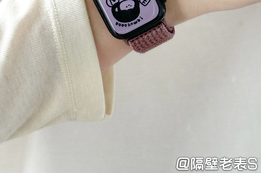 Nylon Band Apple Self Adhesive Watch