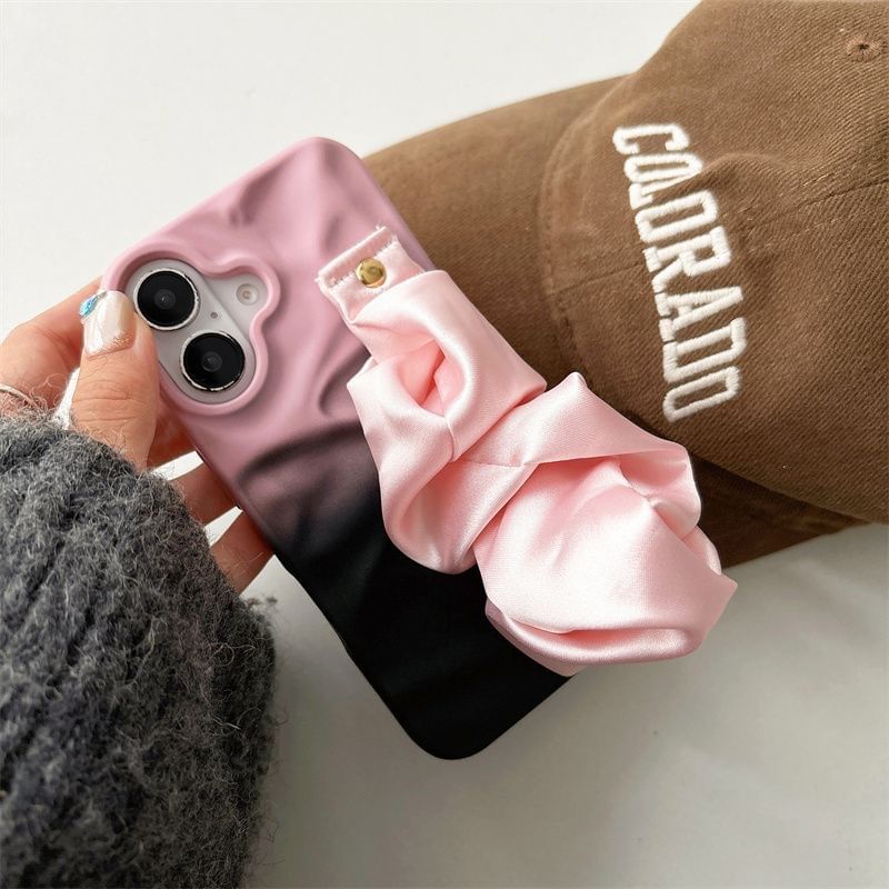 Shirred Fabric Phone Case Strap